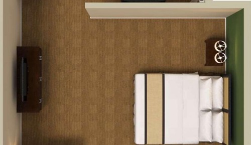 Studio, 1 grand lit, accessible aux personnes à mobilité réduite, non-fumeurs