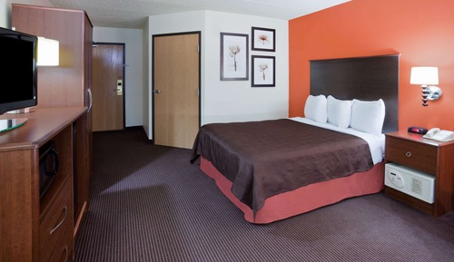 Chambre, 1 grand lit, accessible aux personnes à mobilité réduite, non-fumeurs