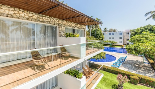 Chambre Deluxe, terrasse, vue océan