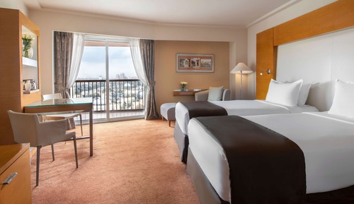 Chambre Premium, 2 lits une place (Partial Nile View)