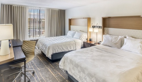 Chambre Standard, 2 lits doubles, réfrigérateur