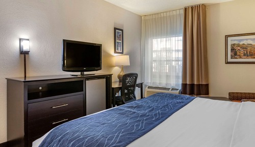 Chambre, 1 très grand lit, accessible aux personnes à mobilité réduite, non-fumeurs (Accessible Tub)