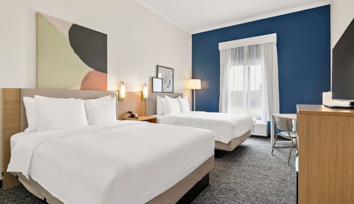 Chambre, 2 grands lits