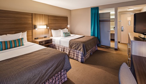 Chambre Tradition, 2 grands lits, vue ville