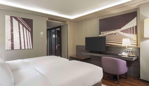 Chambre Exécutive avec lits jumeaux, accès au salon club