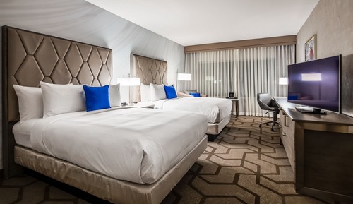 Chambre, 2 grands lits