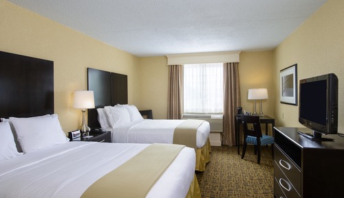 Chambre Standard, 2 grands lits, vue fleuve