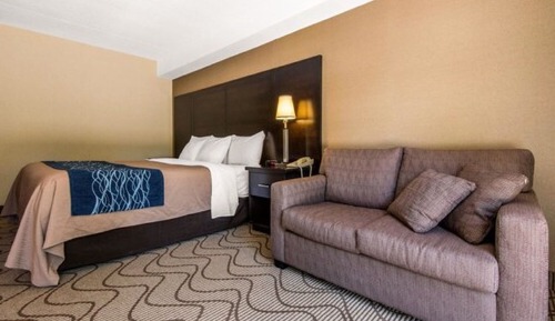 Chambre, 1 grand lit et 1 canapé-lit, non-fumeurs