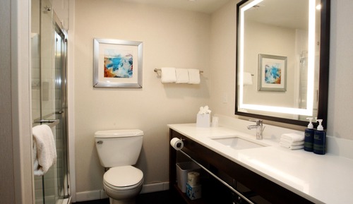 Chambre, 1 très grand lit (Mobility/Hearing Accessible, Tub)