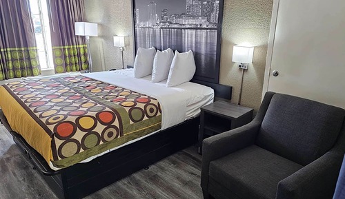 Chambre Deluxe, 1 très grand lit, fumeurs