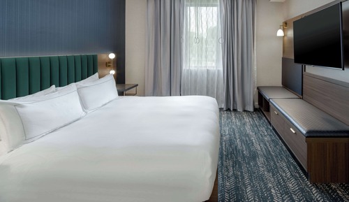 Suite, 1 très grand lit (Mobility & Hearing, Roll-in Shower)