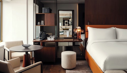 Chambre Signature avec lits jumeaux, 1 lit double, vue fleuve