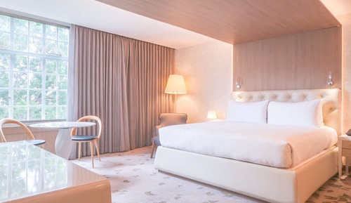 Chambre Standard, 1 très grand lit (Mobility & Hearing, Roll-in Shower)