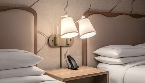 Chambre, 2 grands lits