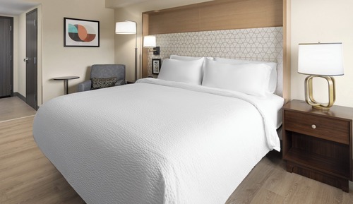 Chambre Standard, 1 très grand lit, accessible aux personnes à mobilité réduite (Communications)