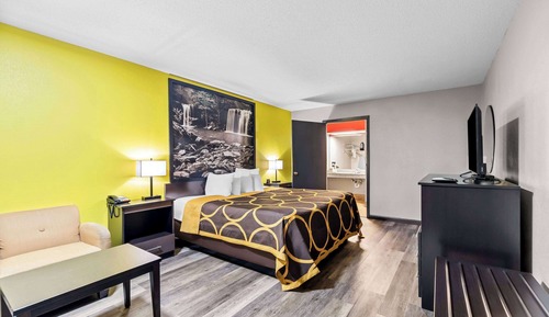 Chambre, 1 très grand lit, non-fumeurs