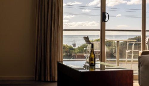 Suite, vue plage