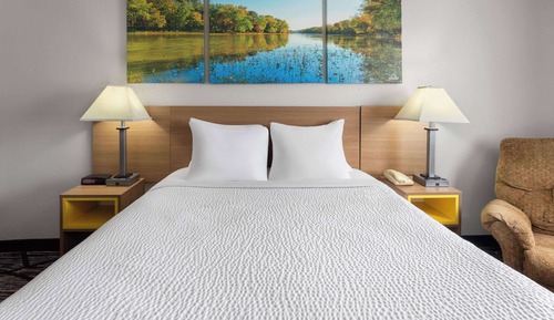 Chambre Standard, 1 grand lit, accessible aux personnes à mobilité réduite, non-fumeurs