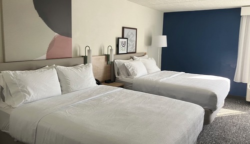 Chambre, 2 grands lits