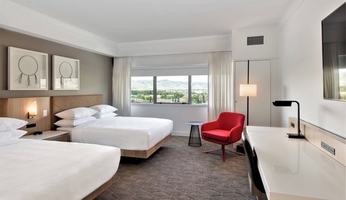 Chambre, 2 grands lits