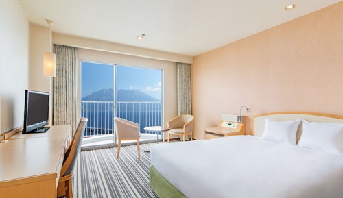 Chambre Standard, non-fumeurs (Queen, Sakurajima View)
