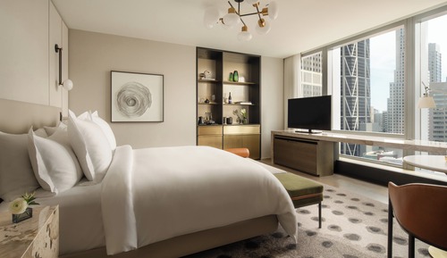 Chambre « Premier », 1 très grand lit, accessible aux personnes à mobilité réduite