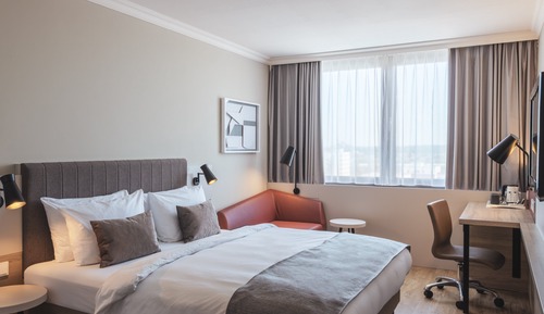 Chambre Standard, 1 grand lit, vue ville