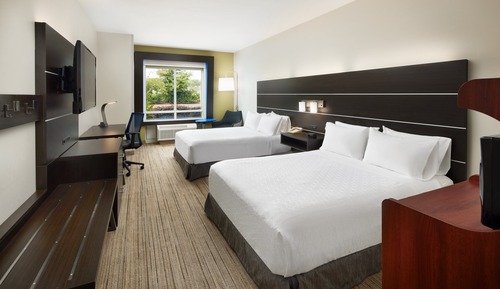 Chambre, 2 grands lits (Hearing Accessible, Roll-in Shower)