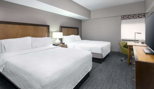 Chambre, 2 grands lits, accessible aux personnes à mobilité réduite