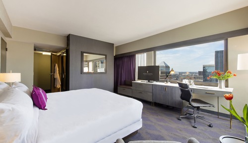 Chambre Classique, 1 très grand lit, vue fleuve (Private Access)