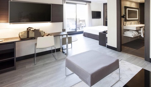 Suite Supérieure, 1 très grand lit et 1 canapé-lit