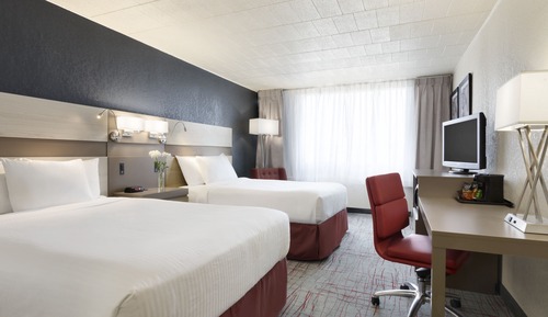 Chambre, 1 lit double, accessible aux personnes à mobilité réduite, non-fumeurs (Mobility)