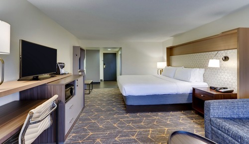 Chambre Standard, 1 très grand lit, accessible aux personnes à mobilité réduite (Communications)