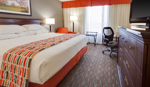 Chambre Deluxe, 1 très grand lit, accessible aux personnes à mobilité réduite (Tub)