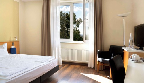 Chambre Standard, 1 lit double, vue parc