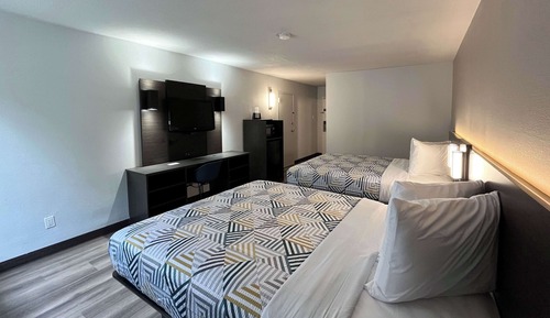 Chambre Deluxe, 2 grands lits, accessible aux personnes à mobilité réduite, non-fumeurs
