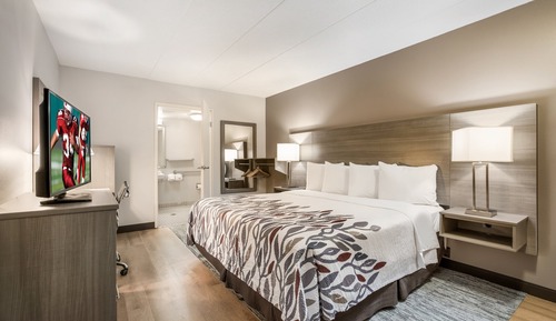 Chambre Deluxe, 1 très grand lit, accessible aux personnes à mobilité réduite (Smoke Free)