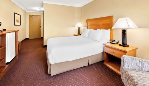 Chambre Standard, 1 très grand lit, non-fumeurs, réfrigérateur et four à micro-ondes