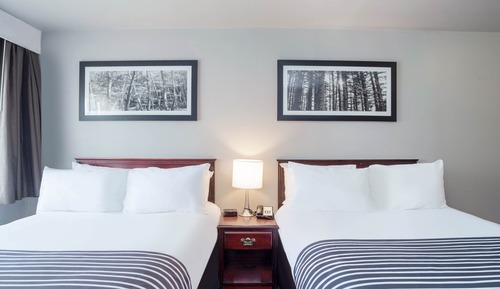 Chambre Standard, 2 lits doubles, coin cuisine