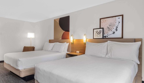 Chambre, 2 grands lits