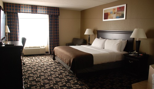 Chambre, 1 très grand lit, baignoire à jets (Not Pet Friendly)