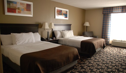 Chambre, 2 grands lits