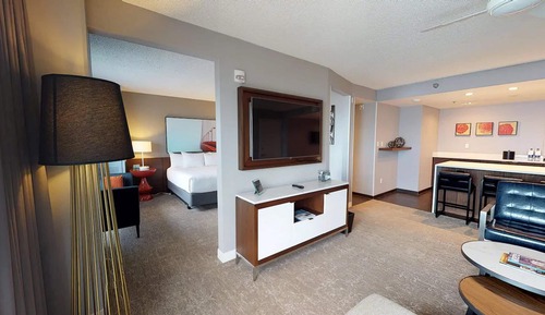 Suite, vue baie