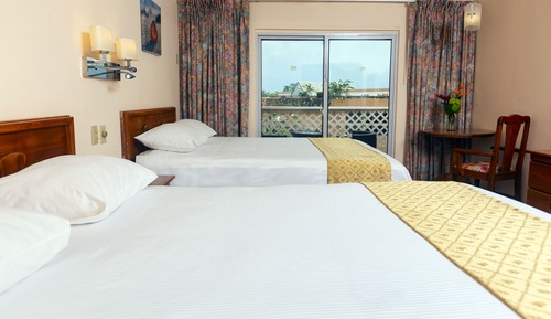 Chambre Standard, 2 lits doubles, vue océan