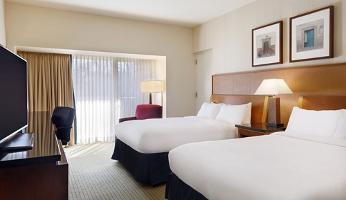 Chambre, 2 lits doubles