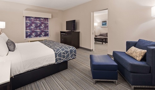 Suite, 1 très grand lit, non-fumeurs, coin cuisine (Shower Only;with Sofabed)