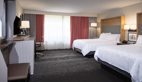 Chambre Standard, 2 grands lits, accessible aux personnes à mobilité réduite (Accessible Tub)