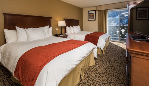 Chambre Standard, 2 grands lits, non-fumeurs, vue montagne