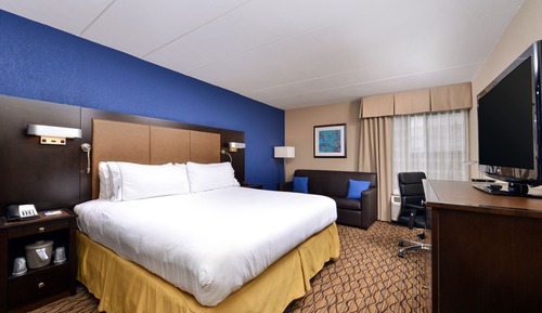 Chambre Standard, 1 très grand lit, accessible aux personnes à mobilité réduite (Mobil Roll Shwr)