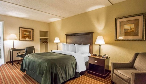Chambre, 1 grand lit, accessible aux personnes à mobilité réduite, non-fumeurs